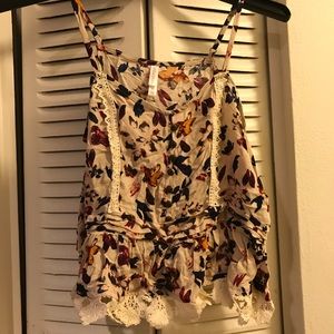 Floral tank top